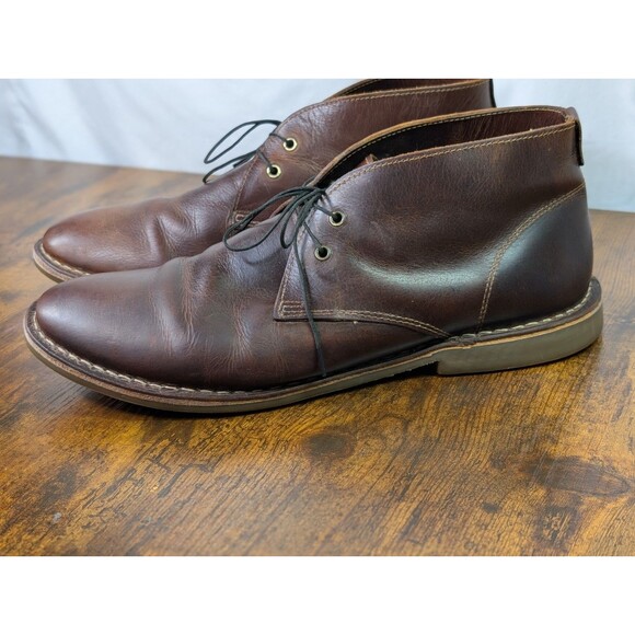 Michael Shannon distress Mens Radcliffe Chukka Boots, US 9.5  Michael Shannon Men\'s Radcliffe Chukka Boots - Brown Leather - US Size 11.5